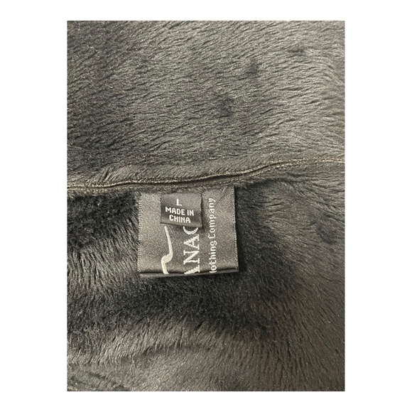 Montanaco Faux Leather Black Studded Vest - Picture 6 of 7